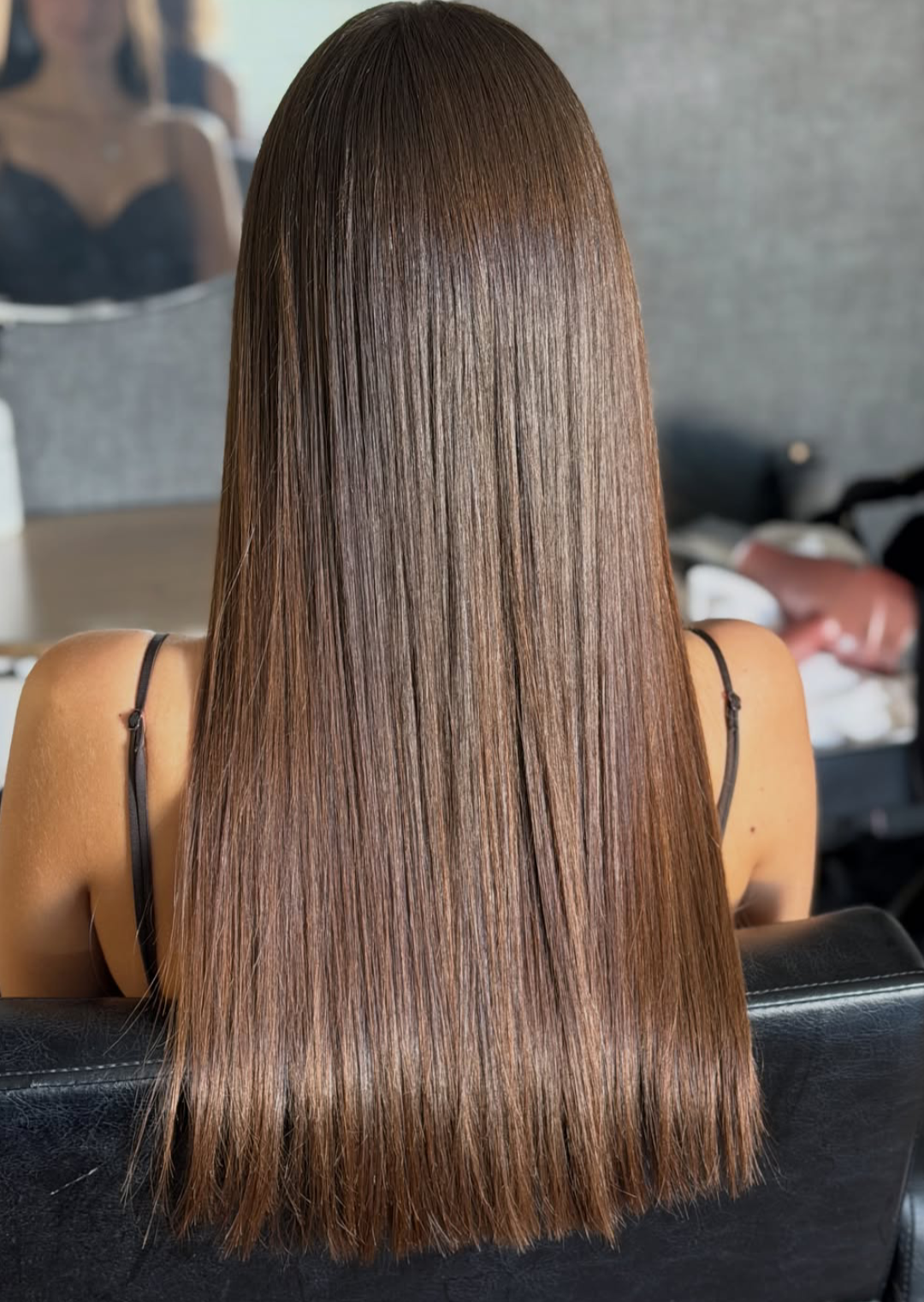 Trabalho de alisamento por Jessica Camila